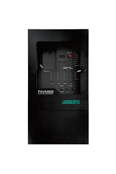 DSPPA Sistem Sonorizare de Evacuare 600W cu 4 zone PAVA4600, Certificare EN54-16