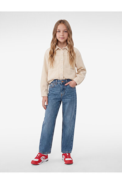 Koton Pantaloni din denim cu buzunare din bumbac