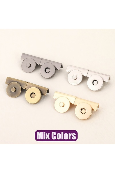 Choice6 4 sets Mix Colors 4/8 Sets Seamless Magnetic Button Magnet Buckle Hid...