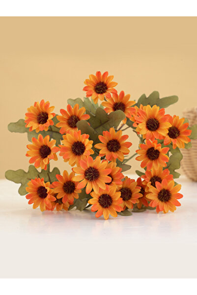 Choice3 Champagne 21 Heads Artificial Flower Autumn Silk Daisy Bouquet Decor ...