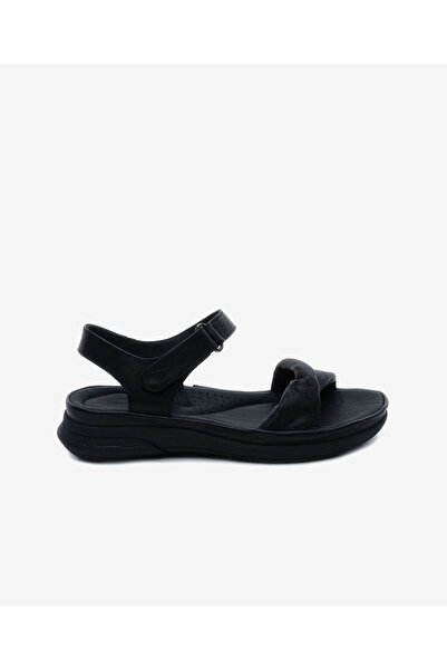 Greyder Kadın Siyah Hakiki Deri Sandalet 5Y2FS33580