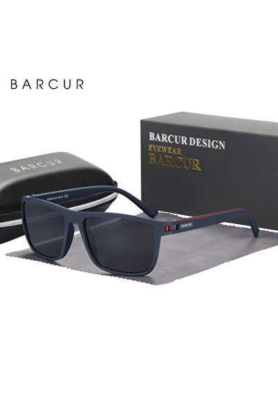 Choice Blue Black BARCUR Outdoor Sunclasses for Men Polarized FishingTravel T...
