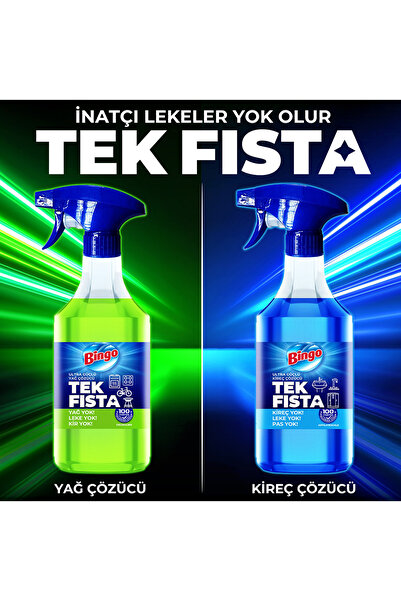 Bingo Sprey Yağ Çözücü 900 MLX2 + Sprey Kireç Sökücü 900 MLX2