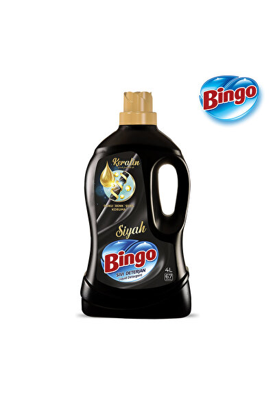 Bingo Siyah Sıvı Bakım Çamaşır Deterjanı 4 lt 2'li