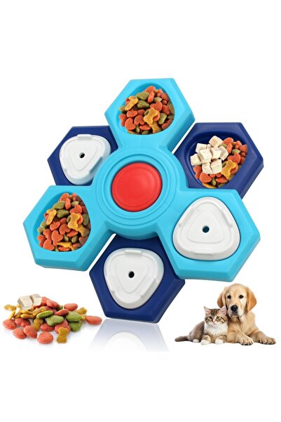 Choice Two Layers Dog Puzzle Toys Dog Training Boredom Interactive Puzzle Fee...