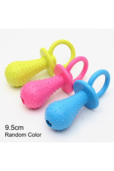 Choice Random Color Nipple Pet Chew Toy Soft Bite-resistance Bone Shape Teeth...