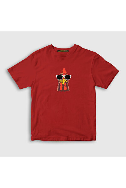 Presmono Unisex dečije crvene sunčane naočare Chicken Chicken T-shirt 413617tt