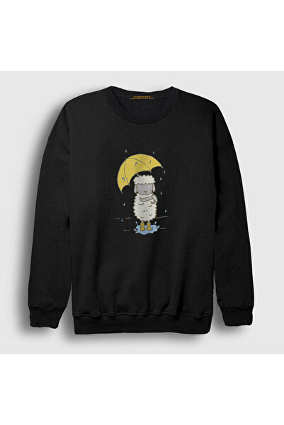 Presmono Unisex Black Sheep And Rain Lamb Sweatshirt 288962tt