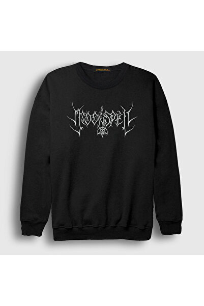 Presmono Unisex crna majica sa logotipom Moonspell 165343tt