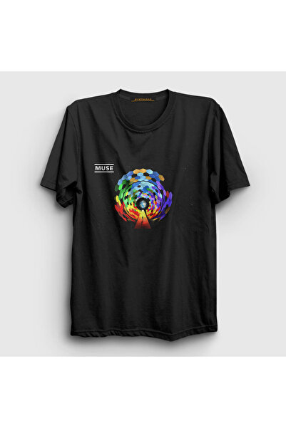 Presmono Resistance Muse Unisex crna T-shirt - 70477tt