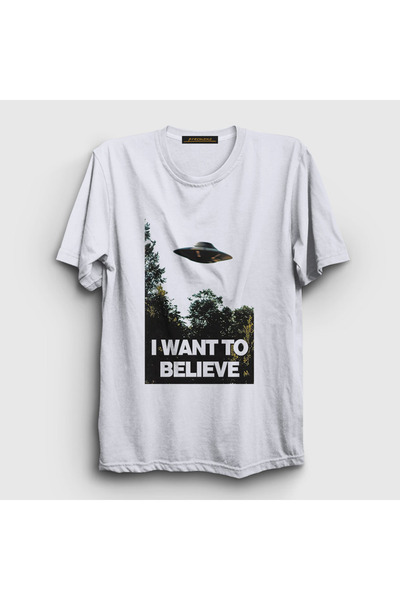 Presmono Unisex beli X Files T-shirt 521941tt