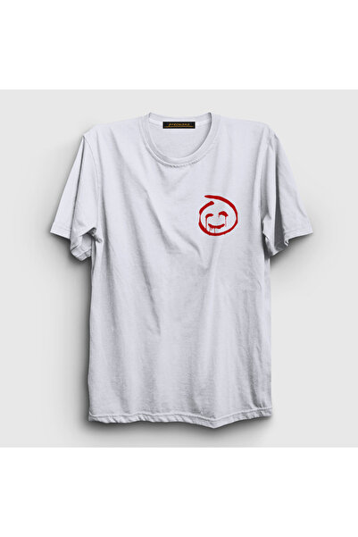 Presmono Unisex White Logo Red John the Mentalist T-Shirt 567441Tt