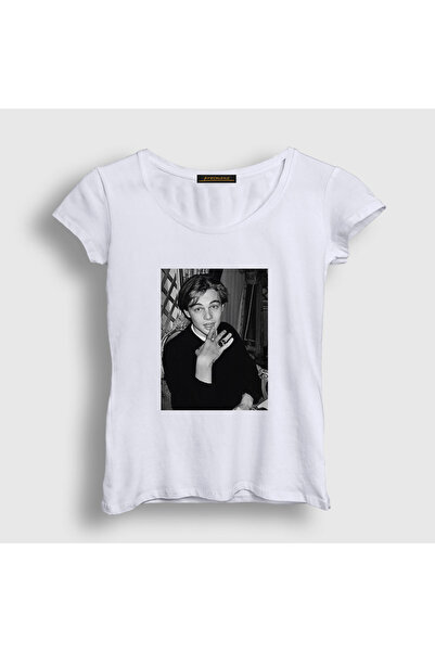 Presmono Beli mladi Leonardo DiCaprio Žene T-shirt - 467887tt