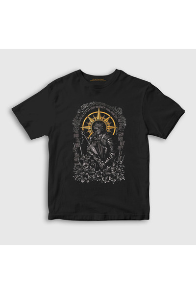 Presmono Unisex Black Soul of Cinder Dark Souls T-Shirt - 444492 Tt