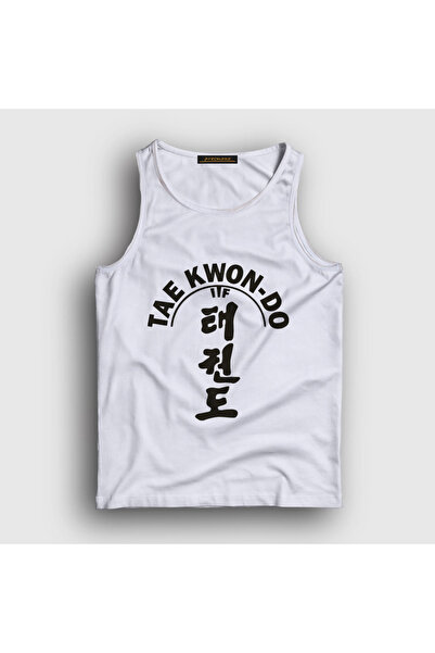 Presmono Bela majica bez rukava za taekwondo, UFC, MMA - unisex, 497660TT