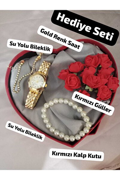 QUARTZ Retro Vintage Model Kadın Kol Saati - Hediyelik Siyah Kutulu - 5 Tane ...