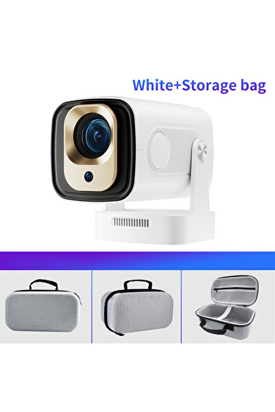 Choice EU Plug HY310 White With Bag Magcubic HY310 Projector Auto Focus 4K Na...