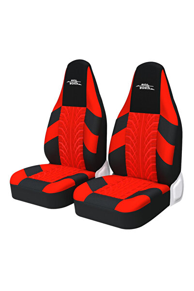 Choice RED 2pcs Front High Bucket Car Seat Covers Universal for Most Cars Spo...