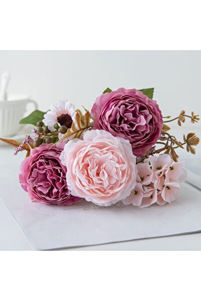 Choice8 3PCS plum 1/3PCS Artificial Flowers Silk Persian Peony Outdoor Garden...