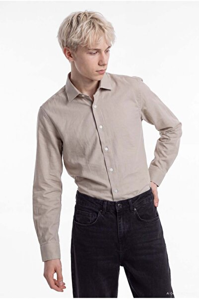 PAULMARK Men's Regular Tensel Shirt