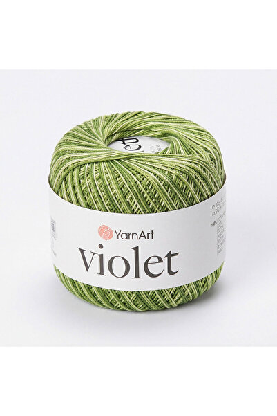 Yarnart Violet Melange - Marbled, Mercerized Lace Marbled-0188