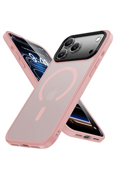 Casey Studios MagSafe калъф iPhone 17 Pro, безжично зареждане, повдигнати ръб...