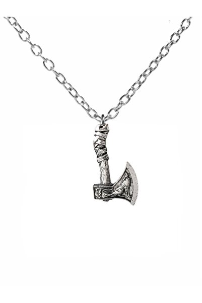 Herşey Nota Nordic Viking Axe Figured Necklace – Unisex Gothic and Mythologic...