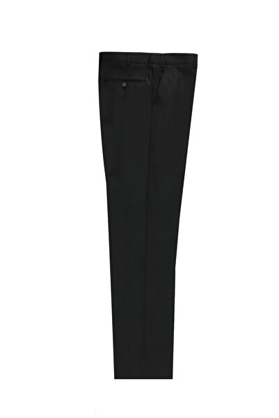 Kiğılı Pantaloni din țesătură Lycra cu model clasic, croială standard, 6 Drop...