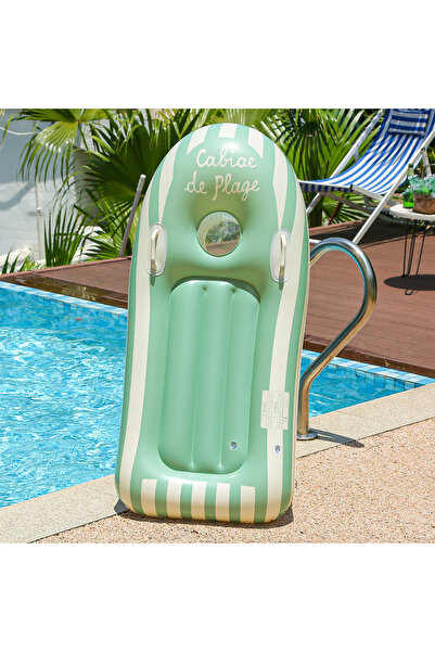 choice2 Green 1PC Inflatable Surfing Board, Surfboard With Handle, Summer Swi...