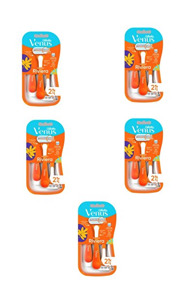 Gillette Venus Riviera Disposable Women's Razor Set of 10 (5PK*2)