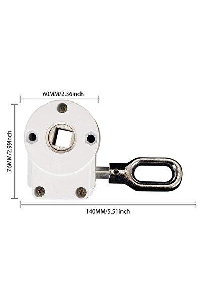 Choice White Outdoor Crank Gear Drive Awning Worm Gear Yard Lawn Balcony Pati...