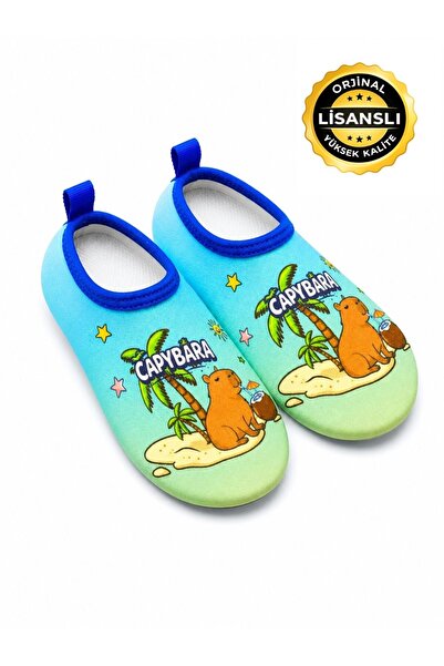 capybara Licensed Children's Sea Shoes, Non-Slip Sole Pool and Sea Shoes