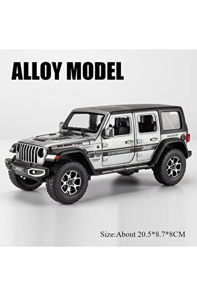 Choice1 Wrangler Silvery 1:22 Wrangler Rubicon Suzuki Hustler Alloy Toys Diec...