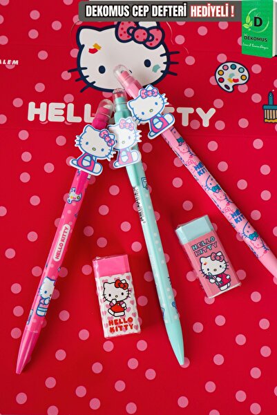 Hello Kitty YENİ SEZON LİSANSLI HELLO KITTY 2D FİGÜRLÜ VERSATİL UÇLU KALEM 0....