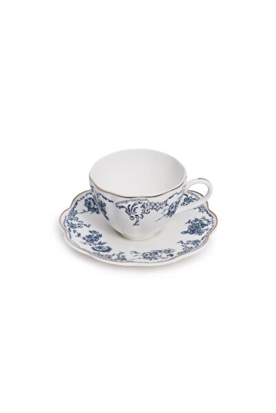 Maxx Doria Garden Collection Modra 6 Kişilik 12 Parça Bone Porselen Kahve Fin...