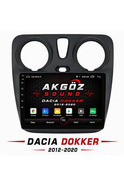 GÖZAX DACIA DOKKER 2012-2020 إطار الوسائط المتعددة 9 بوصة في المقابس