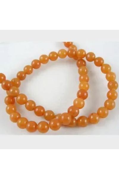 GemSale Mărgele aventurin caramel 6mm 39cm~65 bucăți