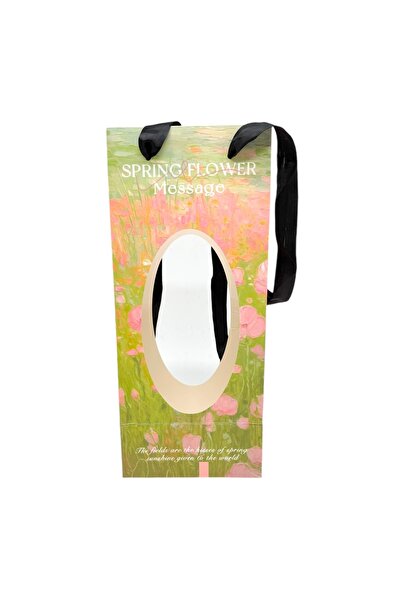 AFO Σετ 12 Πτυσσόμενων Χάρτινων Κουτιών με Οβάλ Πλευρές, Ροζ, με Μήνυμα  "Ανοι