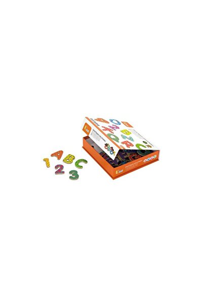 Viga Set de litere si numere magnetice (77 piese)