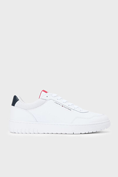 Tommy Hilfiger Logolu Deri Sneaker Ayakkabı Erkek AYAKKABI FM0FM05868 YBS