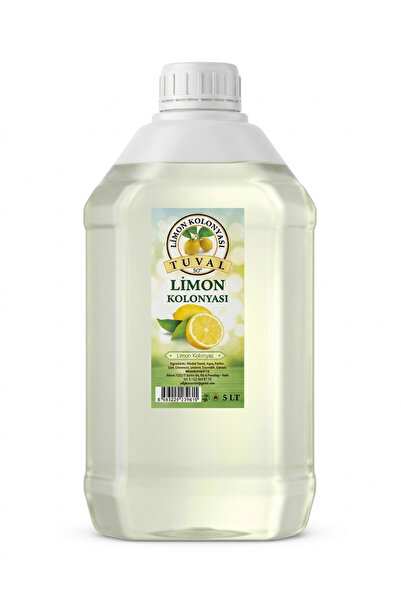 Tuval 5 lt Şeffaf Limon Kolonyası
