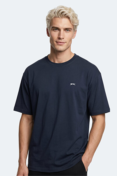Slazenger Ανδρικό μπλουζάκι KEANE Oversize σε σκούρο μπλε