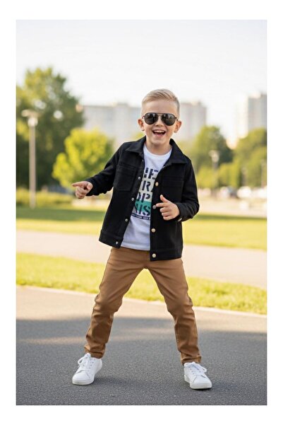 negok Shirt and T-Shirt with Pants Suit
