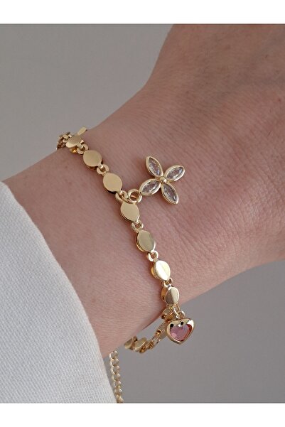 8atelier Steel Charm Detail Bracelet 17+5