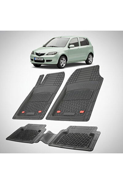 TEAMCAR Covorașe auto compatibile pentru Mazda 2 DY Hatchback cu 5 uși 2003-2...