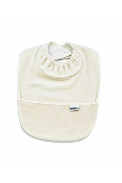 Babyjem Velvet Functional Pocket Bib (Color: Ecru)