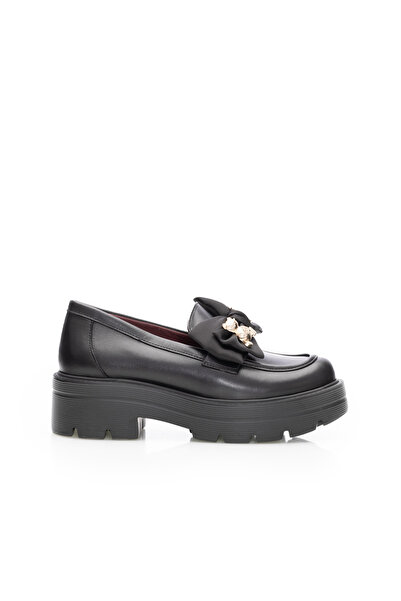 UrbanShoes Pantofi casual damă din piele naturală, Leofex - 080 Negru Box