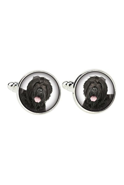Art - Dog Black Russian Terrier - cufflinks, a shirt accessory, a shirt penda...