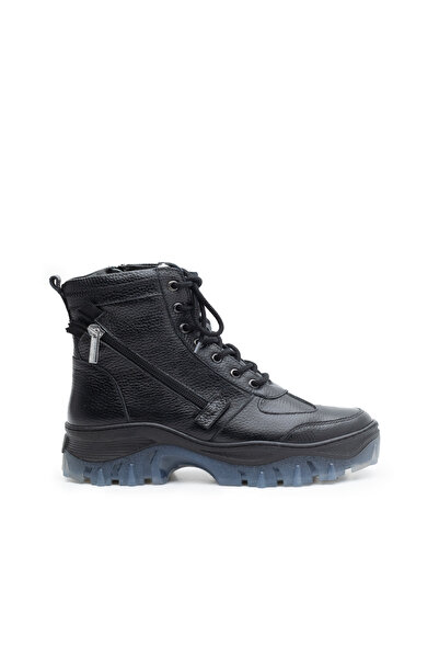 UrbanShoes Ghete dama din piele naturala, Leofex - 273 Negru Box