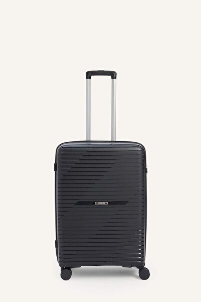 DeFacto Unisex Sert Kapaklı Orta Boy Valiz H2406AXNS